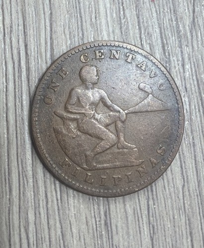 1914 one centavos - 1914, filippine