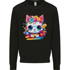 Carino Kawaii Gatto Felpa Uomo
