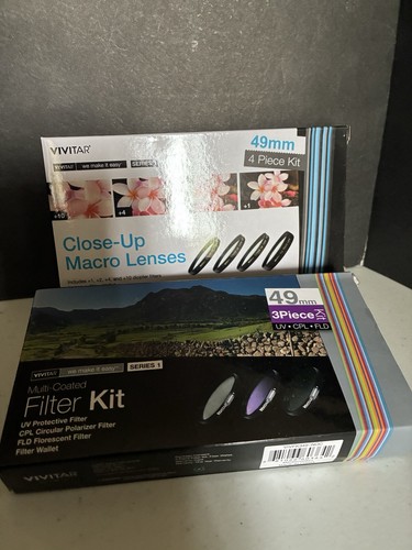 Kit filtro vivitar 49mm - 49mm, e