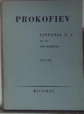 PROKOFIEV SINFONIA 5  ricordi