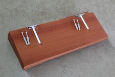 2x mensola da parete mogano