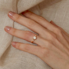 Anello in oro giallo 14 carati