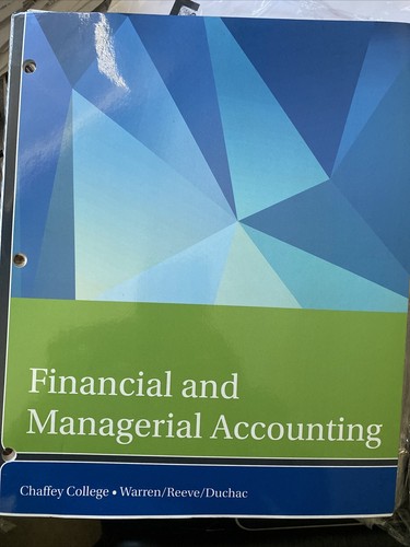 Financial and managerial - financial,