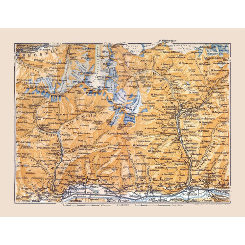 Mappa storica regione - -,