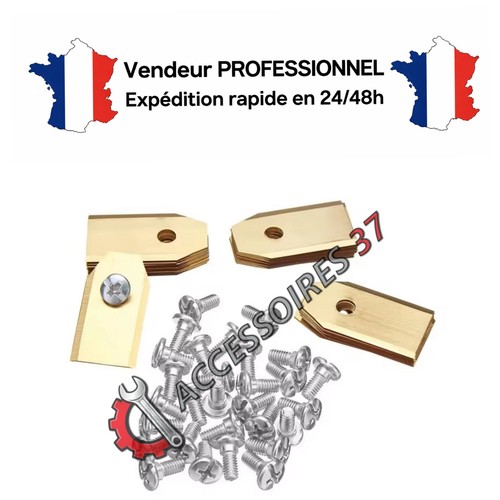 Lot lames titane - lames, pour