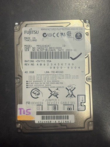 Fujitsu mhs2040at - fujitsu,