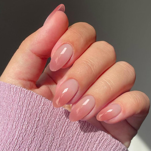 Unghie gel adesive - adesive, rosa