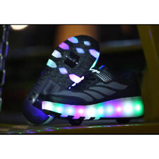 Scarpe da ginnastica pattinaggio a rotelle flash per bambini ragazze a LED