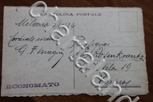 Cartolina autografo artista - autografo,