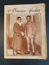 rivista LA DOMENICA SPORTIVA anno 1928 - numero 3 - Ruiz e Quadrini
