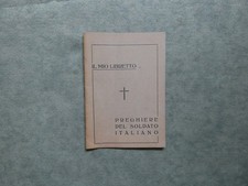 il mio libretto preghiere del soldato italiano 1940