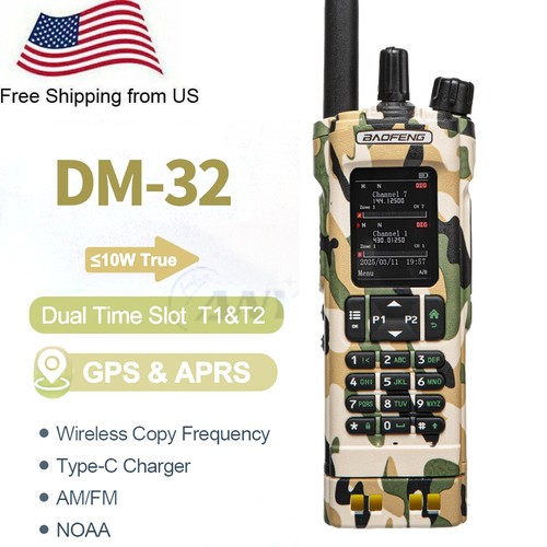 Baofeng 10w dmr radio - dm-32,