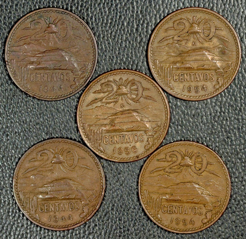 Messico lotto 20 centavos - di,