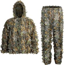 Ghillie suit leafy camo - 3d,