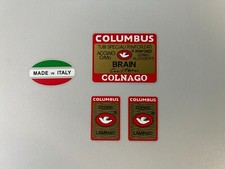 Telaio Columbus BRAIN Custom Colnago* +2 decalcomanie forcella per bici equip campagnolo