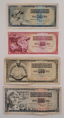Jugoslavia lotto banconote - jugoslavia,