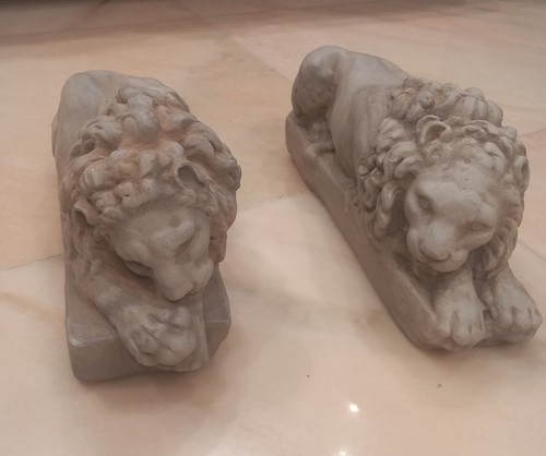 Sculture coppia leoni - coppia, stile