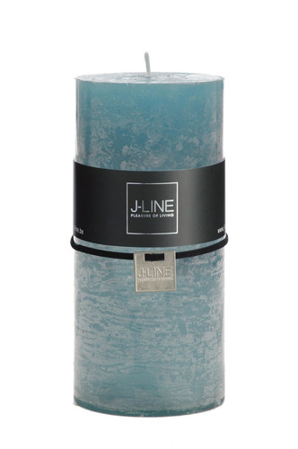 Candela cilindrica azzurra - candela,
