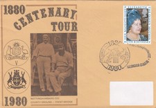 Copertina Cricket Centenary Tour GB Australia v Nottinghamshire 1980 (133423)