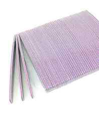 50 X Lime Mezza Luna Bilaterale Grana 100/180 Per Ricostruzione Unghie Nail Art