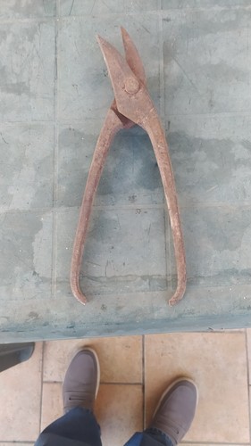 Antiche forbici per lamiera - antiche,