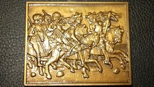 IMPERIA VIII TIRO ALLA BALESTRA ANTICA 5/1992/ BRONZO  CM 7 × 5,5  