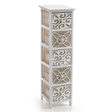 CASSETTIERA IN LEGNO DECORATO