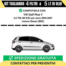 Tagliando per VW Golf Plus V