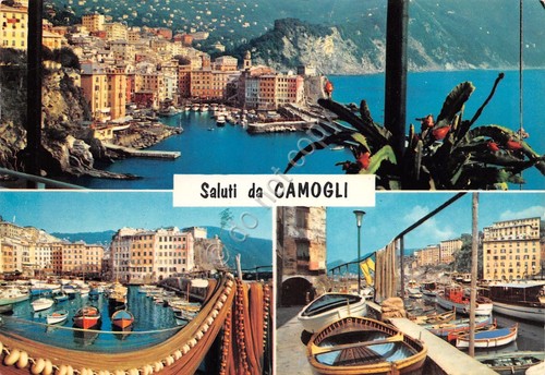 Cartolina camogli vedute varie - cartolina,