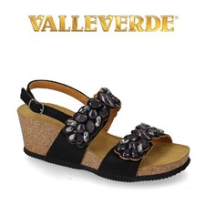 Valleverde sandalo donna zeppa - valleverde,