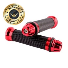 Manopole Moto 7/8 22 Mm Con Tappi Per Kawasaki Suzuki BMW DUCATI 