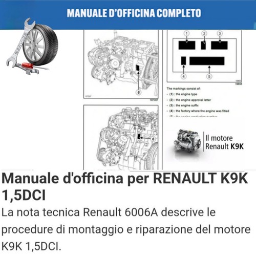 Manuale officina renault k9k - manuale,