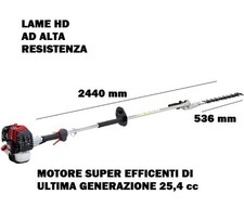 SHINDAIWA AH262SHD TAGLIASIEPI TOSASIEPI AD ASTA CON LAME ULTRARESISTENTI JAPAN