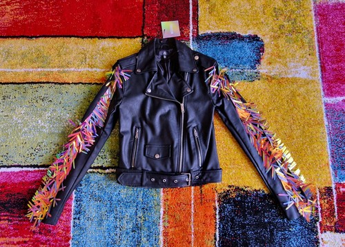 Giacca biker similpelle - giacca,