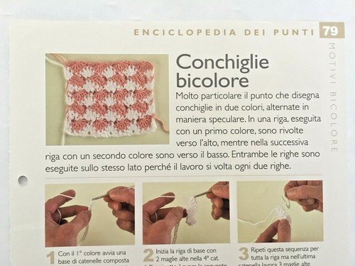 Scheda tecnica punti uncinetto - punti,