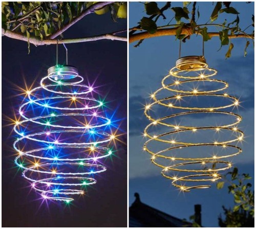 Grande luce spirale - luce, led