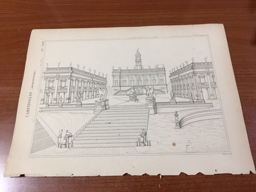 Antica stampa campidoglio - stampa, _campidoglio