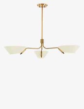 Lampadario Riaz luce-ottone