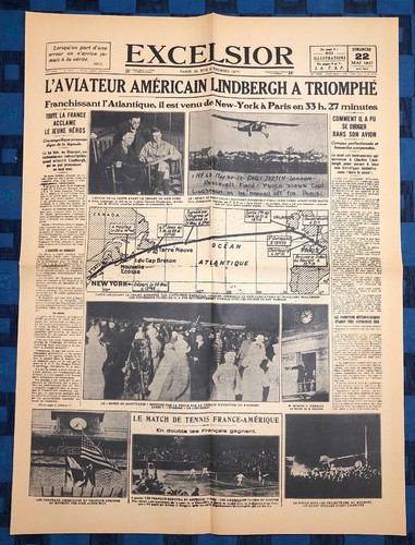 Une journal excelsior - la, du