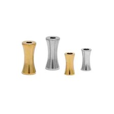 100 pezzi perline tubo acciaio