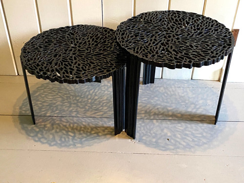 Pair modern tables by - pair, of