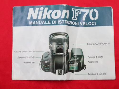 Nikon f70 manuale di - nikon,