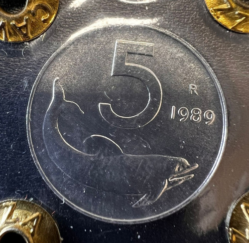 Italia repubblica 5 lire - repubblica,