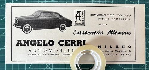 Rara pubblicità carrozzeria - pubblicità,