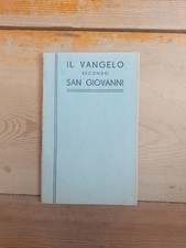 IL VANGELO secondo San GIOVANNI Trad RIVEDUTA Giovanni LUZZI 1965