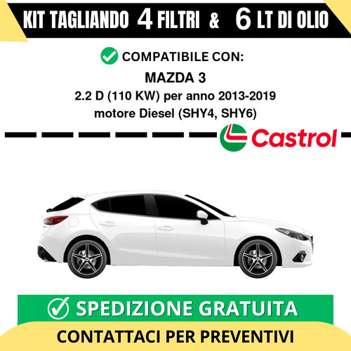 Tagliando per mazda 2 - tagliando, d