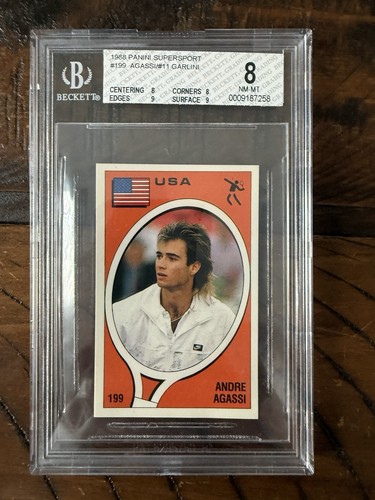 Andre agassi 1988 panini - agassi,