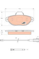 Kit pastiglie freno freno a