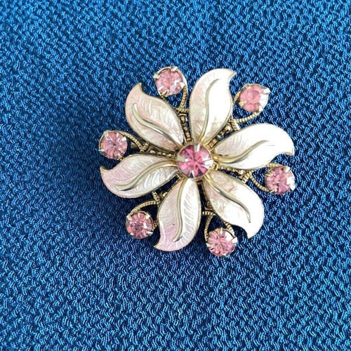 Spilla fiore vintage gioielli
