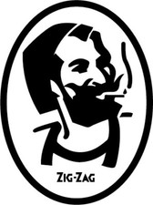 ZIG-ZAG MAN STICKER HARD HAT